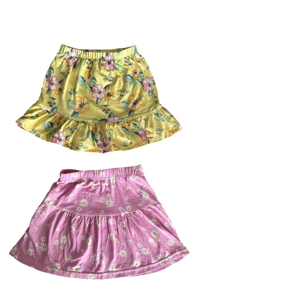 Bundle of two 3T floral kids girls skirt kidcore